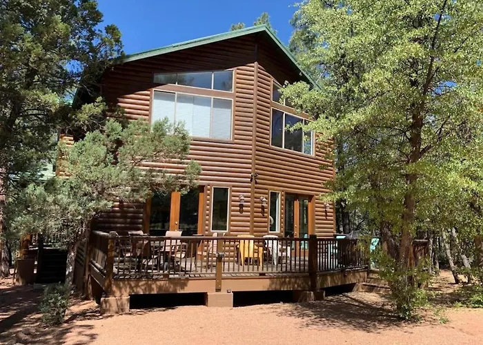 Spacious Woodland Log With Mogollon Rim Views In Payson, Arizona Hébergement de vacances